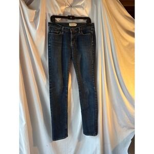 Abercrombie & Fitch Skinny Jeans Dark Wash Stretch Denim Womens 8L Long